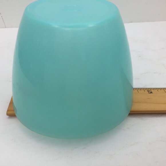 Vintage Tupperware Set 4 Pastel Bowls Teal Blue Yellow White 3 Lids Kitchenware - Picture 15 of 16